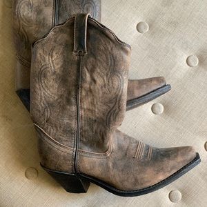Women’s Cowgirl Boots - Tan - 10W